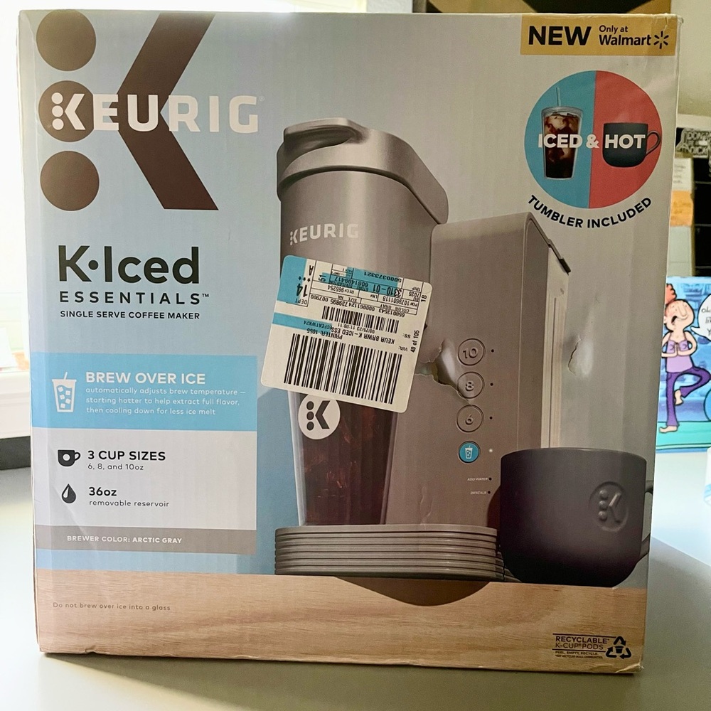 K ICED KEURIG IN GRAY